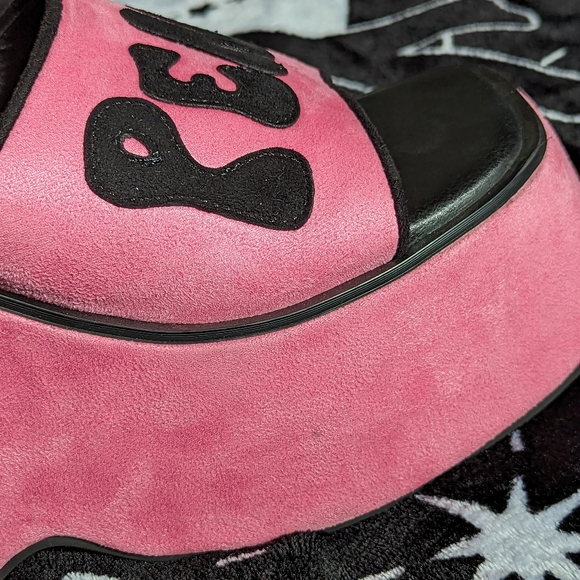 π©· Dolls Kill That 70s Flow Peace Out Platform Slides π©· - Picture 9 of 11